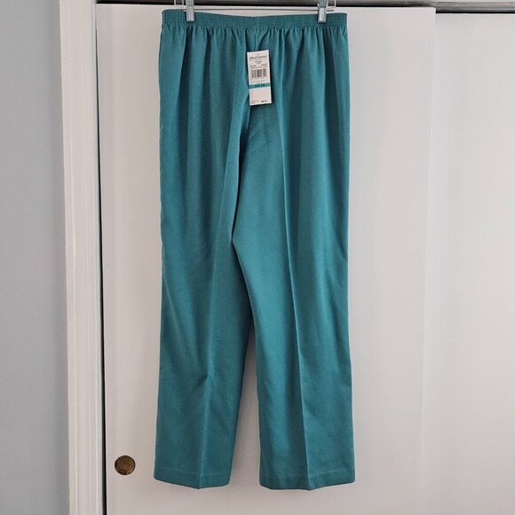 Alfred Dunner Aqua 18W Pull On Elastic Waist Proportioned Dress Pants - Picture 2 of 7